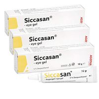 Siccasan Intensive Dry Eye Gel with Carbomer and Dexpanthenol | Corneal Gel & Eye Lubricant | Hydrate Dry Eyes | Relief Against Irritated and Sore Eyes |Comfortable on Eyes for Night Time Use