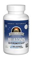 Source Naturals Sleep Science Melatonin 1mg Peppermint Flavor - 300 Lozenges