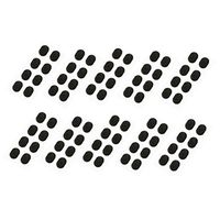 HEALLILY 10pcs Soft Foam Nose Pads Self Adhesive Eyeglass Nose Pads Anti-Slip Eyeglass Nose Pads for Glasses Sunglasses 1.0mm