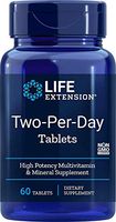 Life Extension Two Per Day (High Potency Multi-Vitamin & Mineral Supplement), 60 Tablets