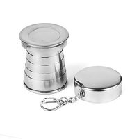 Outflower Stainless Steel Folding Cups Portable Cups 75ml