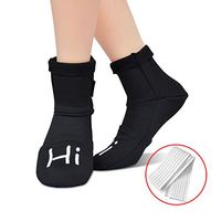 iGuerburn Cold Therapy Socks for Swollen Ankles Arch Heels Foot Pain Relief Suffer from Plantar Fasciitis Tendinitis Neuropathy (Large, Hi)