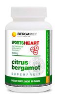 BergaMet Sports Heart 60 Tablets - Performance Supplement | Boosts Energy | Endurance | Enhanced Focus | Circulation | Muscle Recovery - Natural Citrus Bergamot SuperFruit 47% BPF Clinically Proven