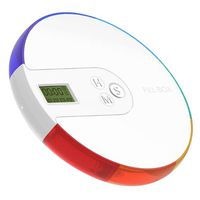 YepLife Automatic Pill Dispenser, Round Weekly 7-Day Electric Medicine Pill Organizer Case with Removable LED Alarm Timer - 7 Rainbow (1)