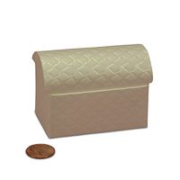 White Quilt Mini Chest Boxes | Quantity: 20 | Width: 2 3/4"