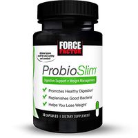 Force Factor Probioslim Probiotics + Weight Loss Supplement, Burn Fat, Lose Weight, Reduce Gas, Bloating, Constipation, Digestive Health, 30Count