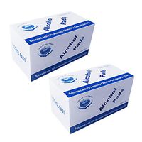 Disposable Wet Wipes, 200pcs Sterile Alcohol Prep Pads, Wipes Cleanser Universal for Skin Nail, Computer, Mobile Phone, Digital Camera, Notebook