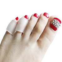 DYKOOK Toe Sleeves, 5 Pairs/Pack, Toe Protectors for Corns Remover, Callus Cushion, Bunion Treatment, Ingrown Nails, Pinching, Cramping(Clear)