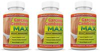 Garcinia Cambogia Max 60% HCA 1300 MG Weight Management Appetite Suppressant 60 Capsules Per Bottle (3 Bottle)
