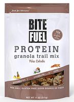 BITE FUEL High Protein Granola Trail Mix, Non GMO, Gluten Free Healthy Snacks - Pina Colada 11oz