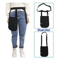 Catheter Bag Urinary Drainage Foley Catheter Bag Cover Holder Dual-Use Urine Drain Leg Bag With Adjustable Waist And Shoulder Belt