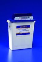 PharmaSafety Sharps Disposal Containers, Pharmasafety 18Gal Waste Cntnr, (1 CASE, 5 EACH)