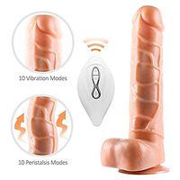 Zeezm Lovely and likelize Soft Silicone Health Dicks for Womens with Magic Vibration Modes G Spotter Stimulation Thrusting Machine Gun Automatic Massage Tool Silicone Vibrant Penis Sěx Toy Lightweight