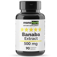 Banaba Extract 500 mg per Capsule - 90 Vegetarian Capsules - 2% Corosolic Acid