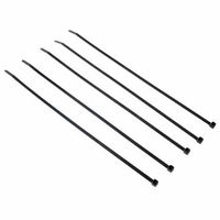 Parts Express Cable Wire Tie 11" 40 lb Tensile Black 100 Pcs. Made in USA