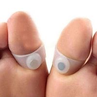 Bestpriceam 2 PCS Slimming Silicone Foot Massage Magnetic Toe Ring Fat Weight Loss Health