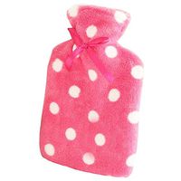 Lovely Elephant Explosion-Proof Warm Hands Hot Water Bottle with Cover 500ML (Red)