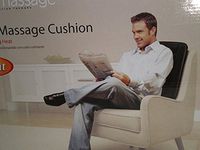 Spa Back Massage Relaxation Therapy Cushion with Heat, Black, Home and Auto