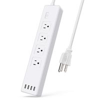Smart Power Strip, WiFi Surge Protector Power Bar, Alexa Google Home and IFTTT, Surge Protector 2.4GHz, Switch Timer, Remote Control via Smart Phone APP