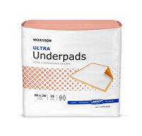 McKesson Underpad 30 X 30 Inch Disposable Fluff / Polymer (Case of 100)