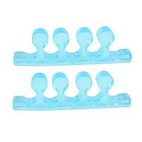 Healifty Toe spreaders for bunions 1Pair Gel Toe Separators Toes Straightener Spacers Bunion Pain Relief After Sports Activities Yoga Practice Running for Men Women (Blue)