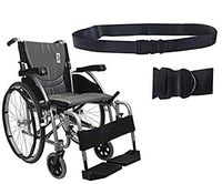 New Karman S-Ergo 115 ( S-Ergo115Q16SS ) Ultra Lightweight Ergonomic Wheelchair with Swing Away Footrest and Quick Release Wheels in Silver, 16" Seat Width