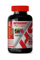 antioxidant Formula Supplement - ANTIOXIDANT Natural MEGA Complex 1440 MG - Acai Fruit Extract - 1 Bottle 60 Capsules