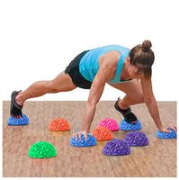 Youen Yoga Massager Spiky Ball, Effectively Relieve The Feet of Pain, PVC Hardened Materal, Stimulate Blood Circulation and Reflexology Body Points (Purple)