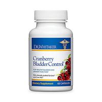 Dr. Whitaker's Cranberry Bladder Control for Bladder Health and Improved Urinary Control, 60 Capsules (30-Day Supply)