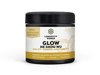 Glow Organic He Shou Wu Extract Powder, 16:1 Concentration, 40 Servings, 60g (2.1 oz)