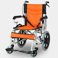 Portable wheelchairs Lightweight Folding wheelchairs Traveling Out Ultralight Old-Age wheelchairs with Inflatable Tires for The Elderly or Disabled