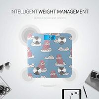 Bluetooth Body Mass Scale Cartoon Cute Funny Sheep Wild Animal Weight Scale Bluetooth Body Fat Composition Monitor Analyzer with Smartphone App for Body Management-396 Lbs