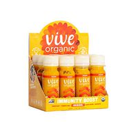 Immunity Boost (Original) - Functional Shot by Vive Organic | The Ultimate Proactive Defense Combo | USDA Organic, Vegan, Gluten Free, Cold Pressed, Ginger Root, Turmeric Root, Echinacea, Black Pepper