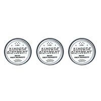 Zincuta Skin Ointment for Psoriasis, Eczema, Dry Skin, Chapped Lips, Poison Ivy Blisters, Burn Injuries, and Many More Skin Ailments (2 Oz Tin) Pack of 3