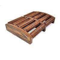 Massage Roller, Relieve Foot Arch Pain and Plantar Fasciitis Muscle Roller Stick, Acupressure Reflexology Tool for Relaxation and Stress Relief (Wooden Roller)