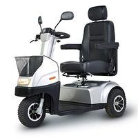 Afikim Afiscooter C 3-Wheel Mobility Scooter (Silver)