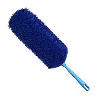 Best4UrLife Microfiber Duster Dusting Brush with Extendable Pole,Removable and Washable Telescopic Dust Collector Microfiber Cleaning Brush (Blue, 1x)