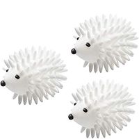 KingWo Dryer Balls,3Pcs Reusable Hedgehog Dryer Ball Washing Machine Balls Skirt Sweater Washing Ball for Dryer Machine
