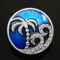 2017 Rhinestone Drill Snaps Chunk Charm Button Fit Noosa Leather Bracelets N.123 pretty good accesories jewels talisman girl charming trendy styling fashion