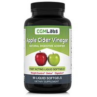 CGM Labs- Liquid Apple Cider Vinegar in Softgels- Weight Control, Detox, Digestion - High Bioavailability, The Most Advanced Apple Vinegar Yet! (90)