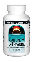 Source Naturals Caffeine + L-Theanine, 60 Tablets