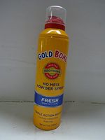 Gold Bond No Mess Powder Spray Fresh Scent With Aloe, Fresh Scent With Aloe 7 oz (Pack of 6)