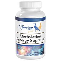 Methylation Synergy Supreme - MTHFR Support, 100% L-5-MTHF Folate, TMG, NAC, Doctor Recommended - 30 Day Supply VCaps by Synergy Gold