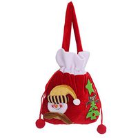 Demarkt High-Grade Gold Velvet Gift Bag Christmas Candy Bag Christmas Tree Hanging Xmas Decoration (Snowman)
