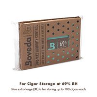 Boveda for Cigars/Tobacco | 69% RH 2-Way Humidity Control | Size 320 for Use with Up to 100 Cigars | Patented Technology for Cigar Humidors | 1-Count