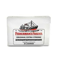 Fisherman's Friend All Natural Menthol Cough Suppressant Lozenges, Extra Strong, 38-count