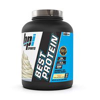 BPI Sports Best Protein – 100% Whey Protein Blend – Muscle Growth, Recovery, Meal Replacement – No Maltodextrin, No Fillers – Gluten Free – For Men & Women – Vanilla Swirl – 5 Pounds
