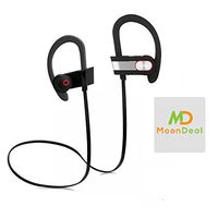 Wireless Sport Bluetooth Headset, Lightweight, Sweatproof, EarHook, for Running, Talking & Listening for Samsung Galaxy J3 (2016) PLUS GIFT [Protective Hard Carry Case&Screen Cleaner] - Silver