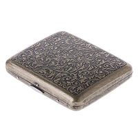 Ladaidra Men's Cigarette Case with Gift Box for 20pcs Vintage Metal Cigarette Box on Sale (1)