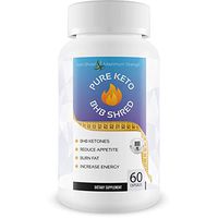 Pure Keto BHB Shred - Keto Shred Pills - Burn Fat for Energy Instead of Carbs - Lose More Weight - Burn More Fat with Accelerated Ketosis Entry